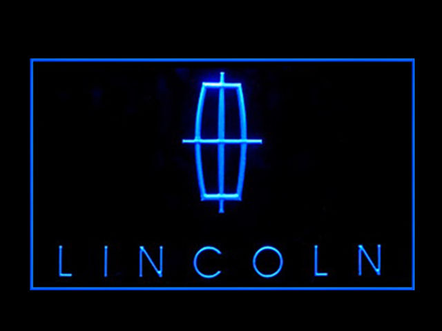 Lincoln Motors LED Light Sign